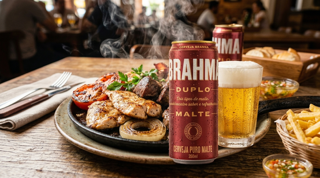 CERVEJA BRAHMA DUPLO MALTE LATA 350ML